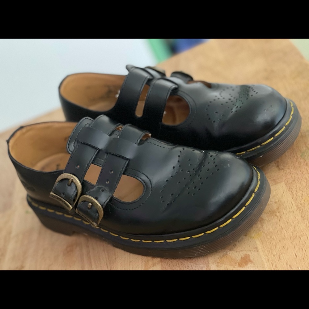 Doc Martens Mary Janes Black